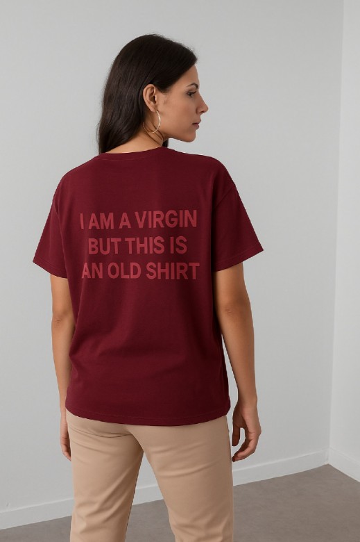 Picture of "VIRGIN" cotton T-shirt