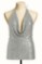 Picture of Sequined halter top with open back