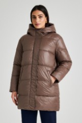 Εικόνα της b'Καπιτονέ Μπουφάν με Κουκούλα