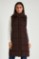 Picture of Long Quilted Sleeveless Vest with Hood