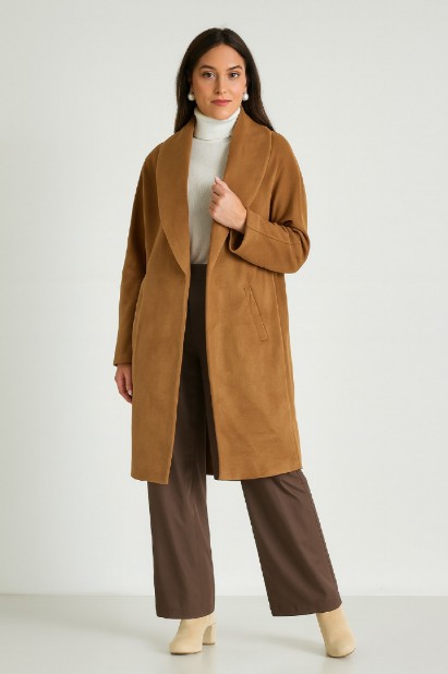 Picture of Wool Coat with Shawl Collar