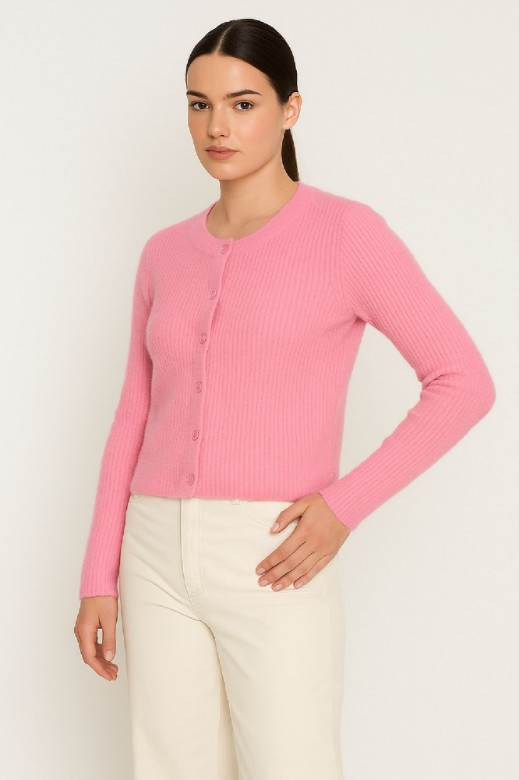 Picture of Knitted Button-Up Cardigan