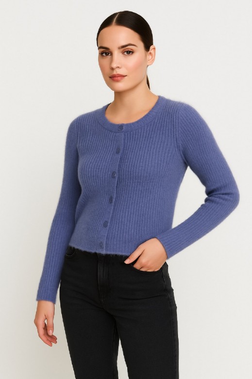 Picture of Knitted Button-Up Cardigan