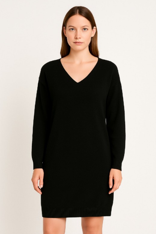 Picture of Knitted V-Neck Dress
