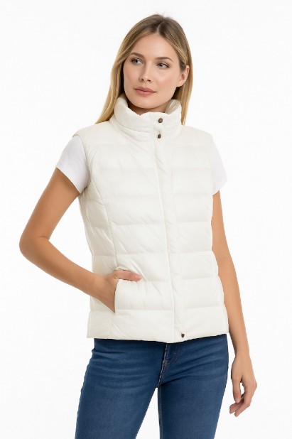 Εικόνα της b'Αμάνικο Πουπουλένιο Γιλέκο
