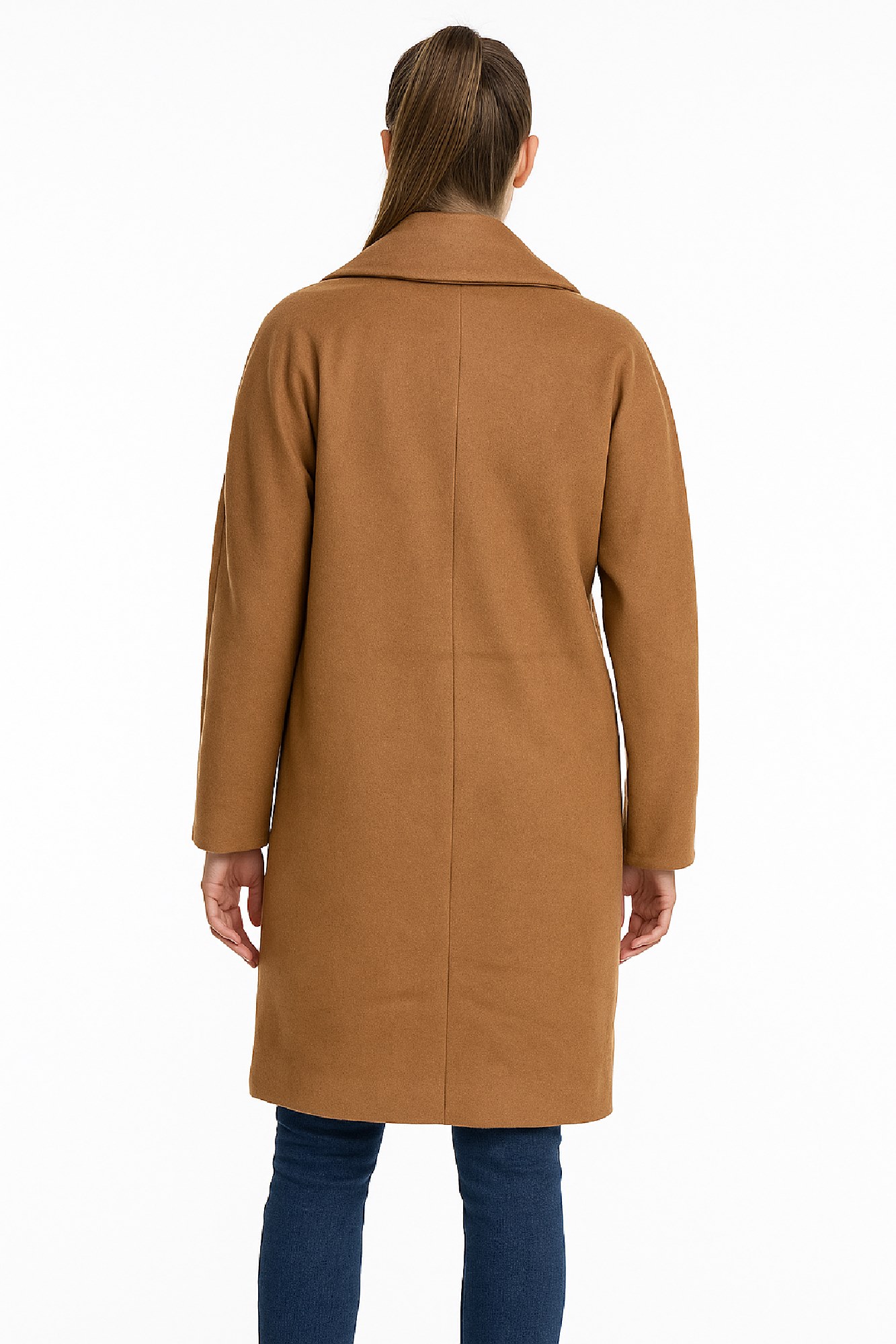 Εικόνα της b'Μάλλινο Παλτό με Γιακά Σαλονέ