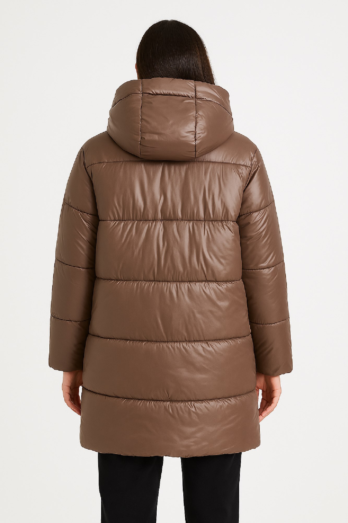 Picture of Quilted Puffer Jacket with Hood