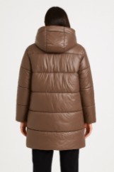 Picture of Quilted Puffer Jacket with Hood