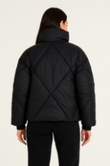Picture of Oversized Quilted Puffer Jacket with High Collar