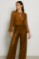 Picture of Silky touch translucent blouse with bell sleeves