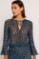 Picture of Silky touch translucent blouse with bell sleeves