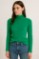 Picture of Fluffy Knit Sweater with High Neck