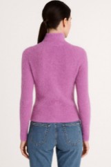 Picture of Fluffy Knit Sweater with High Neck