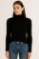 Picture of Fluffy Knit Sweater with High Neck