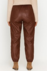 Picture of Faux Leather Jogger Pants