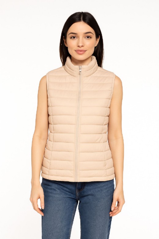 Picture of Quilted Puffer Vest with Zipper Closure