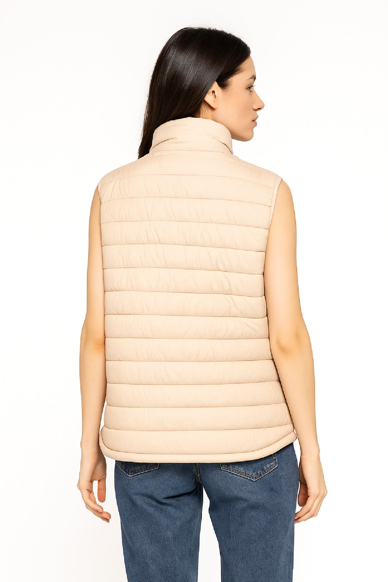 Picture of Quilted Puffer Vest with Zipper Closure