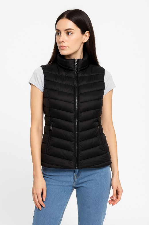 Picture of Quilted Puffer Vest with Zipper Closure