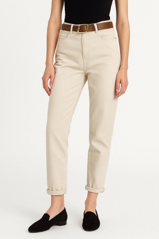 Picture of High-Waisted Boyfriend Pants