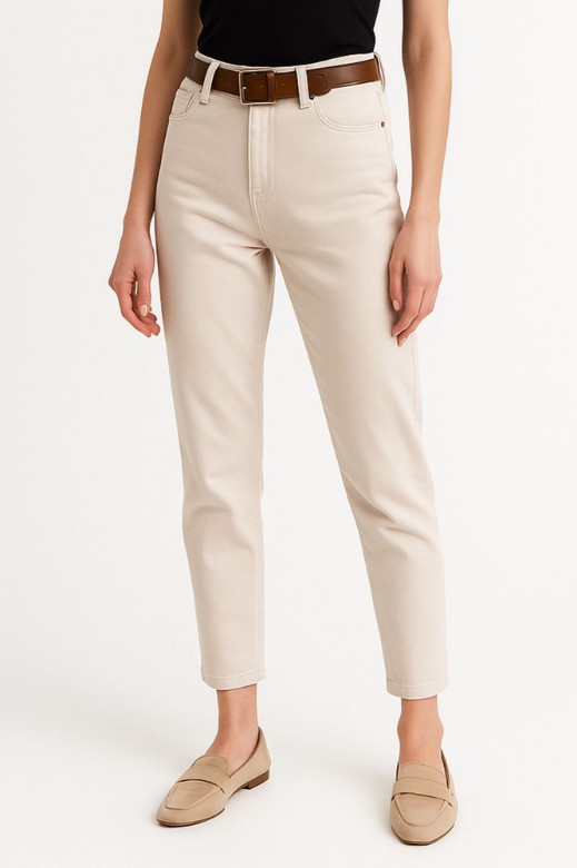 Picture of High-Waisted Boyfriend Pants