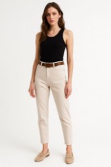 Picture of High-Waisted Boyfriend Pants