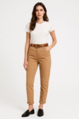 Picture of High-Waisted Boyfriend Pants