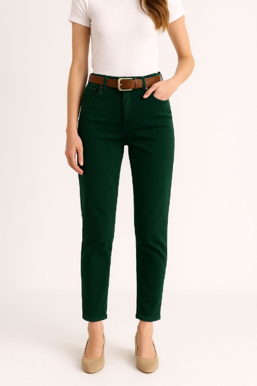Picture of High-Waisted Boyfriend Pants