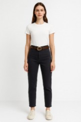 Picture of High-Waisted Boyfriend Pants