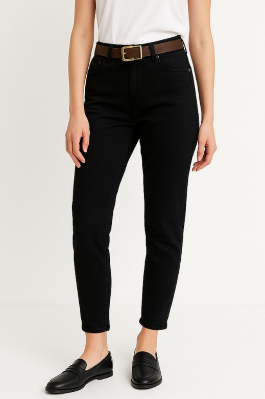 Picture of High-Waisted Boyfriend Pants