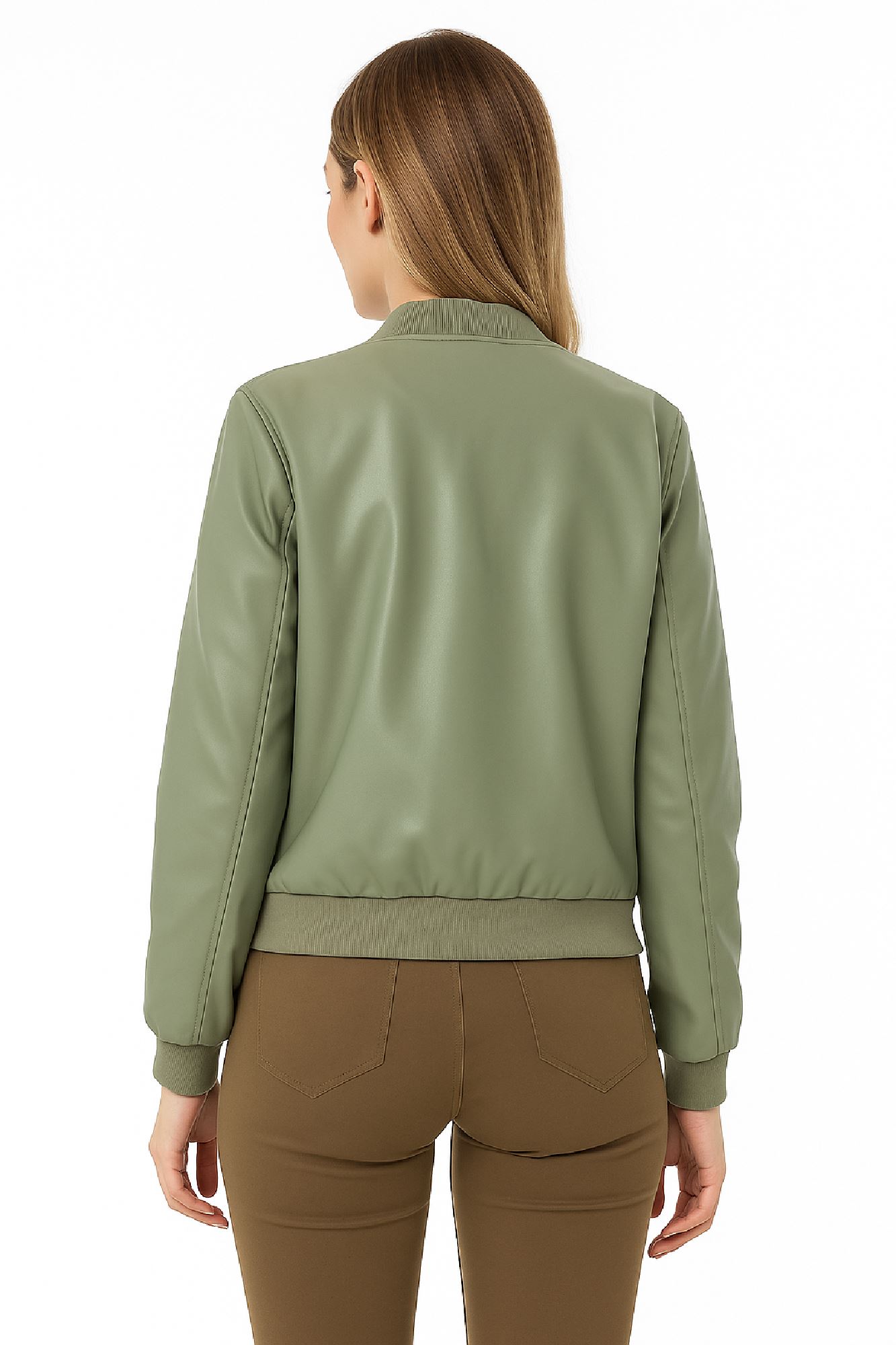 Picture of Short Bomber Jacket Leatherette