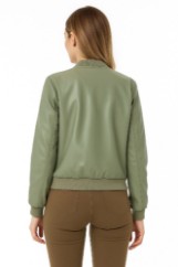 Picture of Short Bomber Jacket Leatherette