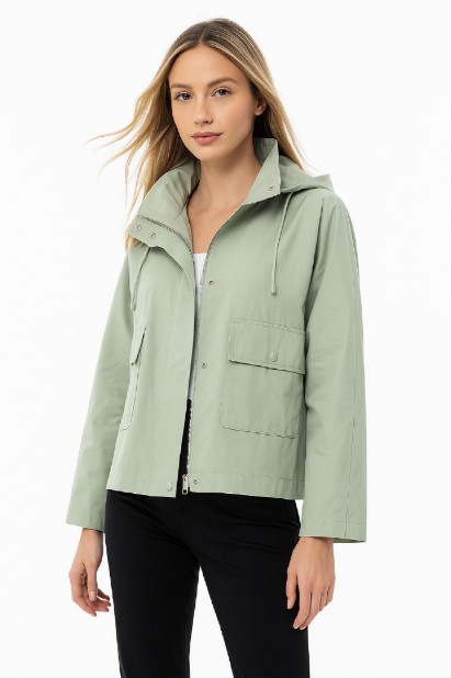 Picture of Short Parka Jacket with Hood