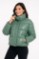 Picture of Glossy Puffer Jacket with High Neck

