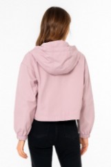 Picture of Short Hooded Jacket with Elastic Waist