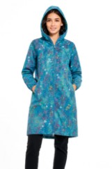 Picture of Long Printed Hooded Jacket