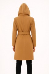 Picture of Hooded Wrap Coat with Belt – Minimal Chic Edition