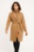 Picture of Two-Texture Belted Coat with Inner Vest