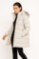 Picture of Long Quilted Hooded Puffer Coat