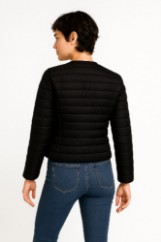 Picture of Short Quilted Jacket with Minimal Silhouette