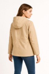 Picture of Water-Resistant Hooded Jacket with Everyday Fit