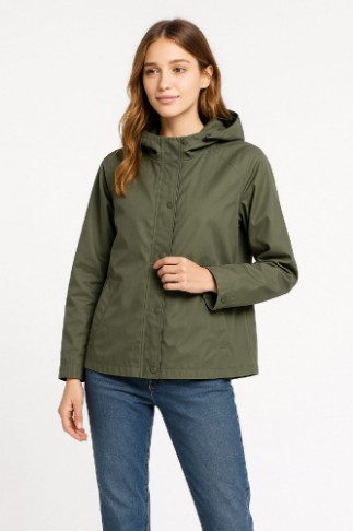 Picture of Water-Resistant Hooded Jacket with Everyday Fit