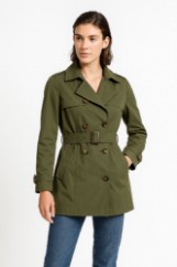 Picture of Double-Breasted Belted Trench