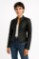 Picture of Minimal Leather Jacket with Stand-Up Collar