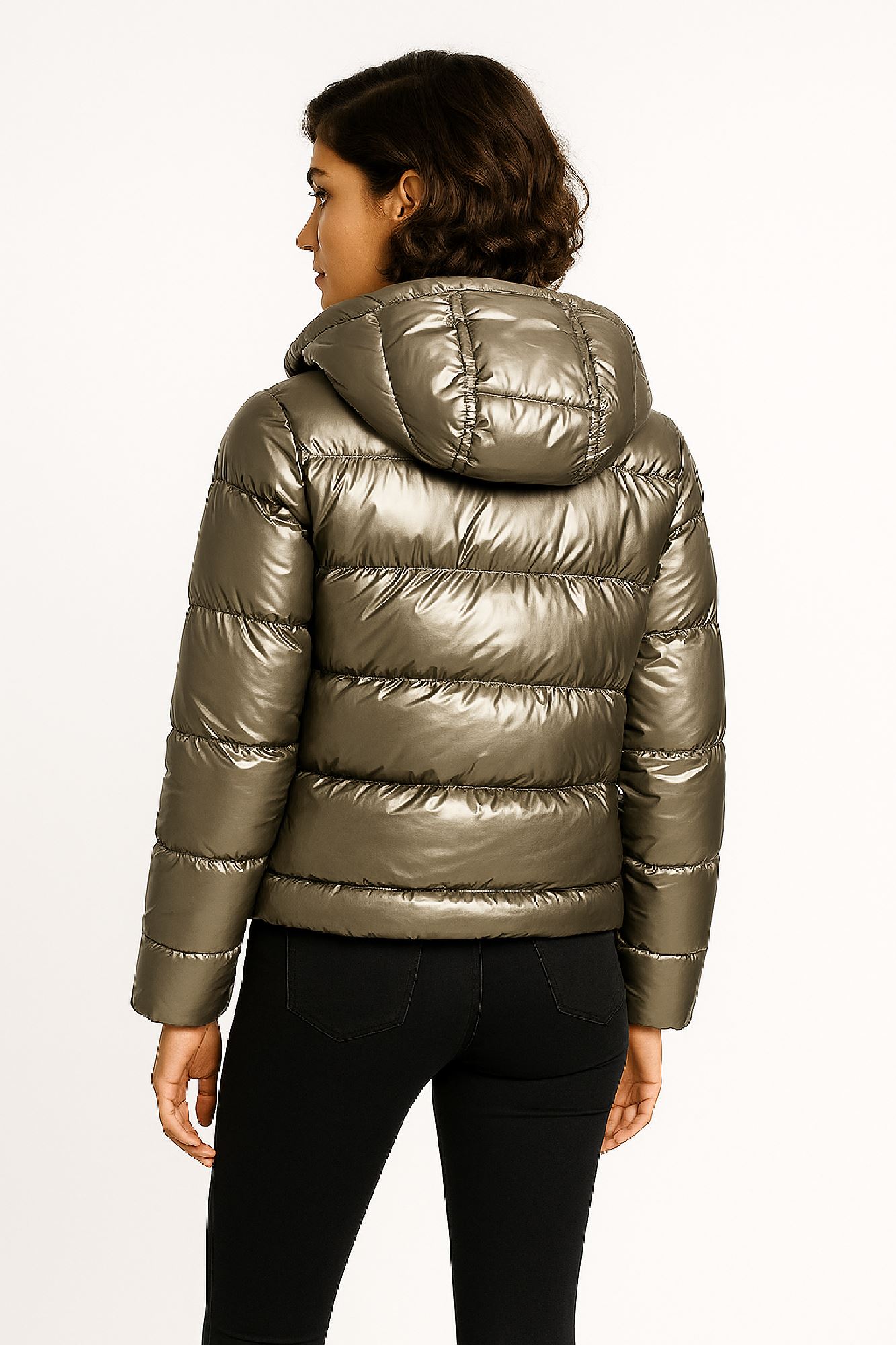 Picture of Short Metallic Puff Jacket