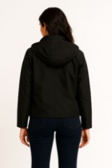 Picture of Short Technical Jacket with Relaxed Fit