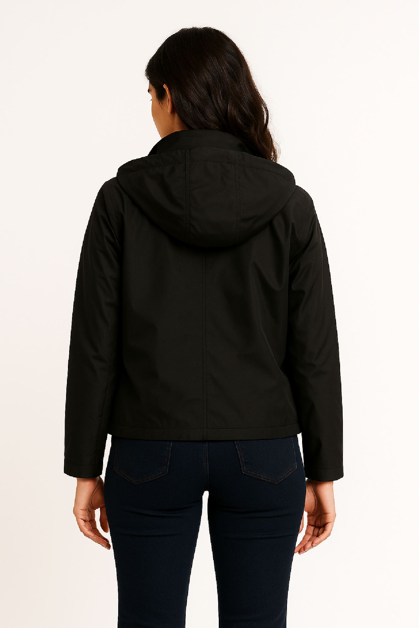 Picture of Short Technical Jacket with Relaxed Fit
