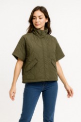 Picture of Short Quilted Jacket with Half Sleeve