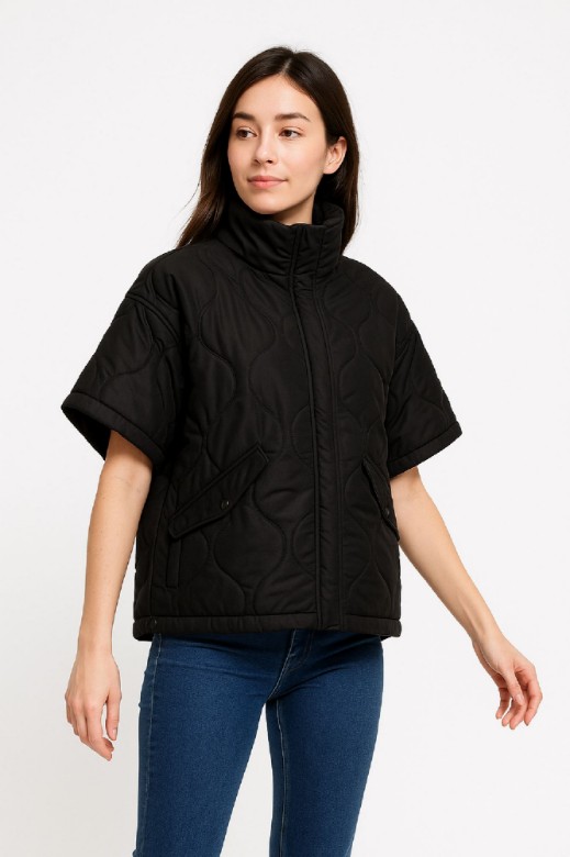Picture of Short Quilted Jacket with Half Sleeve