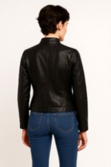Picture of Short Minimal Leather Jacket