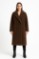 Picture of Long Wool Coat with Oversized Collar
